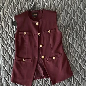 Truth Burgundy Garment with Gold Label